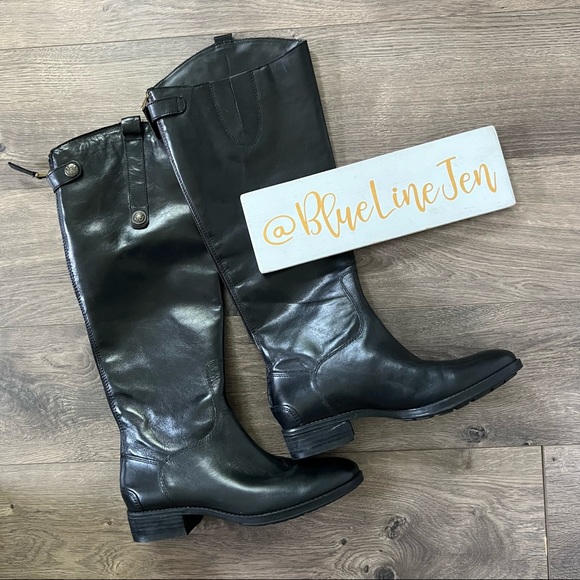 Sam Edelman Penny Leather Riding Boots NWOT